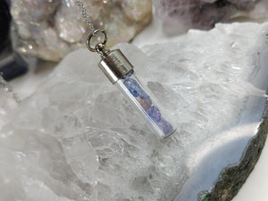Rare Tanzanite Crystal Necklace