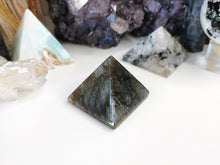 Load image into Gallery viewer, Labradorite Flash Crystal Pyramid
