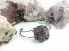 Load image into Gallery viewer, Thunder Bay Amethyst Crystal Stainless Steel Bracelet
