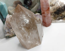 Load image into Gallery viewer, Red Rutilated Rainbow Smokey Quartz Crystal Tower
