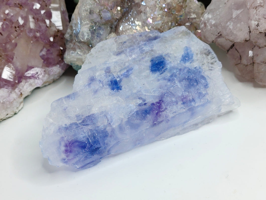 Rare Purple and Blue Halite Crystal
