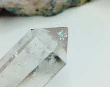 Load image into Gallery viewer, Double Tourminated Rainbow Clear Quartz Crystal
