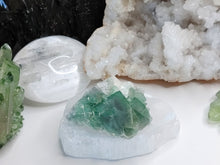 Load image into Gallery viewer, Green Fluorite Crystal Cluster
