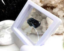 Load image into Gallery viewer, Rare Andradite Black Garnet in Display Case
