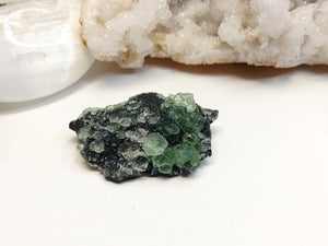 Green Fluorite Crystal Cluster -China-