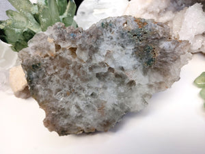 Prasiolite Green Amethyst Crystal Slab