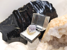 Load image into Gallery viewer, Botryoidal Purple Fluorite Crystal in Display Case
