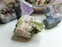 Load image into Gallery viewer, Green Tourmaline Crystal in Matrix
