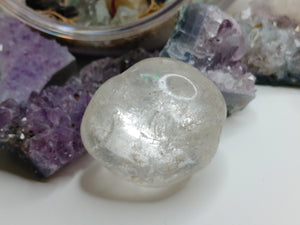 Shean Clear Quartz Crystal Polished Stone
