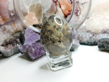 Load image into Gallery viewer, Silver Leaf Jasper Egg with Stand
