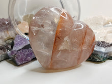 Load image into Gallery viewer, Rainbow Strawberry Quartz Crystal Heart
