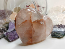 Load image into Gallery viewer, Rainbow Strawberry Quartz Crystal Heart

