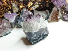 Load image into Gallery viewer, Amethyst &amp; Blue Agate Crystal Cluster
