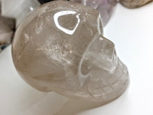 Load image into Gallery viewer, Smokey Quartz Rainbow Crystal Skull
