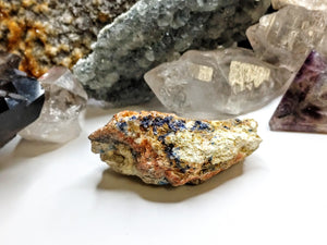 Rough Azurite and Malachite Crystal