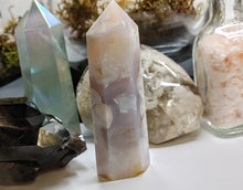 Load image into Gallery viewer, Flower Agate Crystal Pillar Tower
