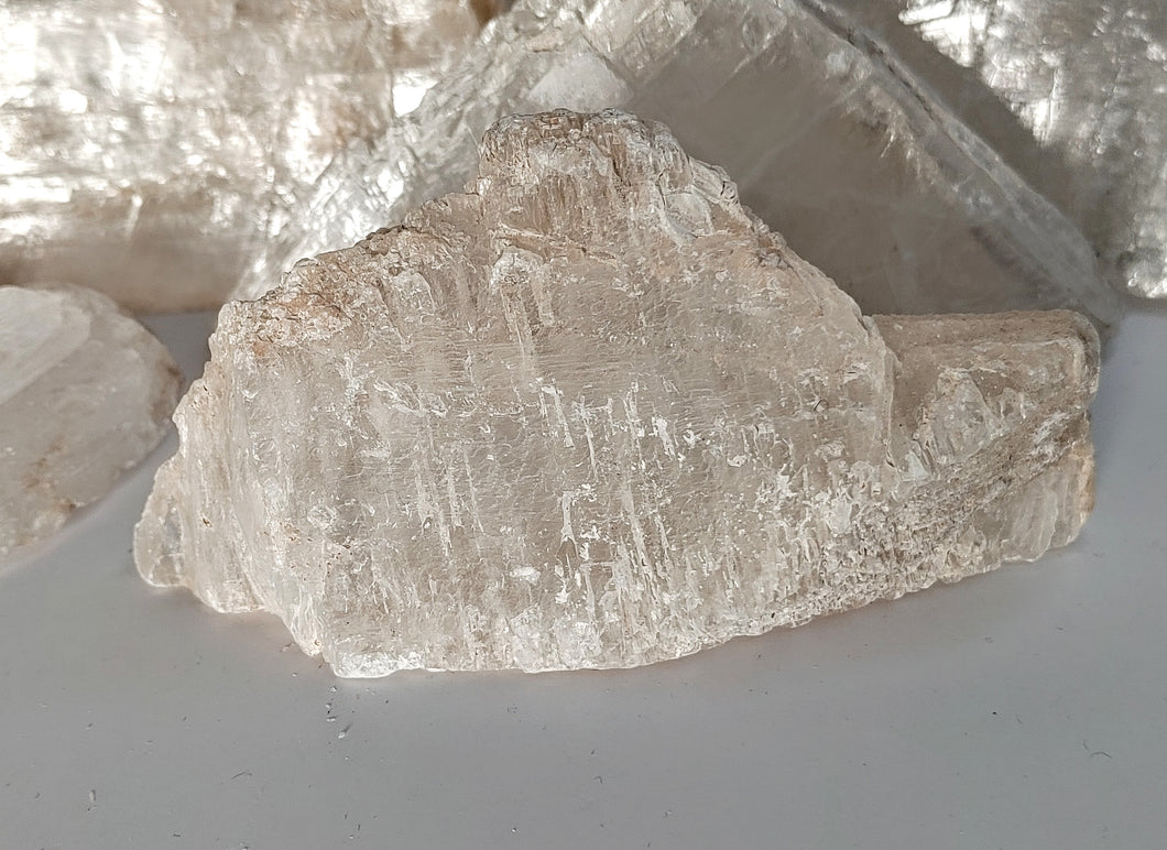 Ice Selenite Gypsum Crystal