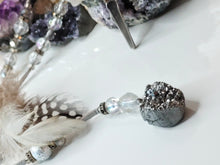 Load image into Gallery viewer, Handmade Bling Druzy Crystal Clip
