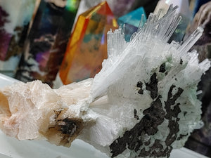 Scolecite & Stilbite Crystal Cluster