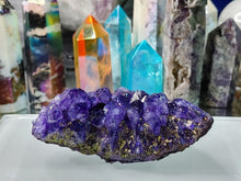 Load image into Gallery viewer, Dyed Amethyst Crystal Cluster
