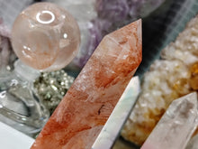 Load image into Gallery viewer, Shean Strawberry Quartz Crystal Pillar Tower
