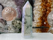 Load image into Gallery viewer, Angel Aura Howlite Crystal Pillar Tower
