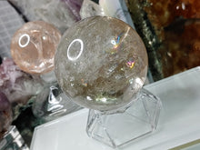 Load image into Gallery viewer, Rainbow Smokey Quartz Crystal Sphere with Stand
