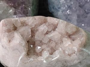 Pink Amethyst & Agate Crystal Cluster
