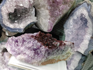 Red Thunder Bay Amethyst Crystal Cluster