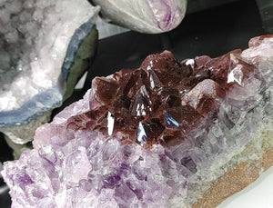 Red Thunder Bay Amethyst Crystal Cluster