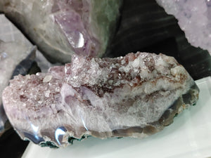 Pink Amethyst & Agate Crystal Cluster