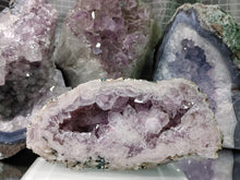 Load image into Gallery viewer, Pink Amethyst &amp; Agate Crystal Cluster (double sided)
