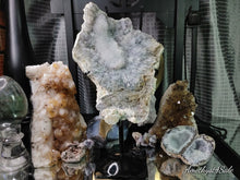 Load image into Gallery viewer, Flower Amethyst Crystal Cluster on Stand
