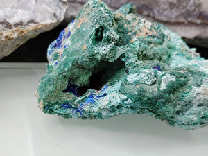 Utah Apex Mine Amrichalcite & Rosasite Cluster