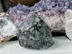 Emerald & Mica Crystal Point