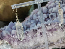Load image into Gallery viewer, Clear Quartz Crystal Earrings
