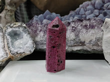 Load image into Gallery viewer, Dyed Lava Rock Crystal Pillar Tower
