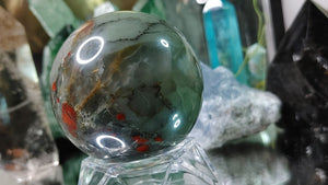 Seftonite Crystal Sphere with Stand