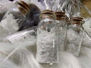 Selenite Crystal in Led Jar Lights