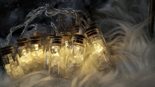 Load image into Gallery viewer, Clear Quartz Crystal in Led Jar Lights
