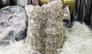 Brazil Clear Amethyst Crystal Cluster