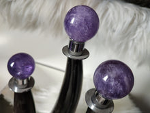 Load image into Gallery viewer, Amethyst Spheres on Bone Stands
