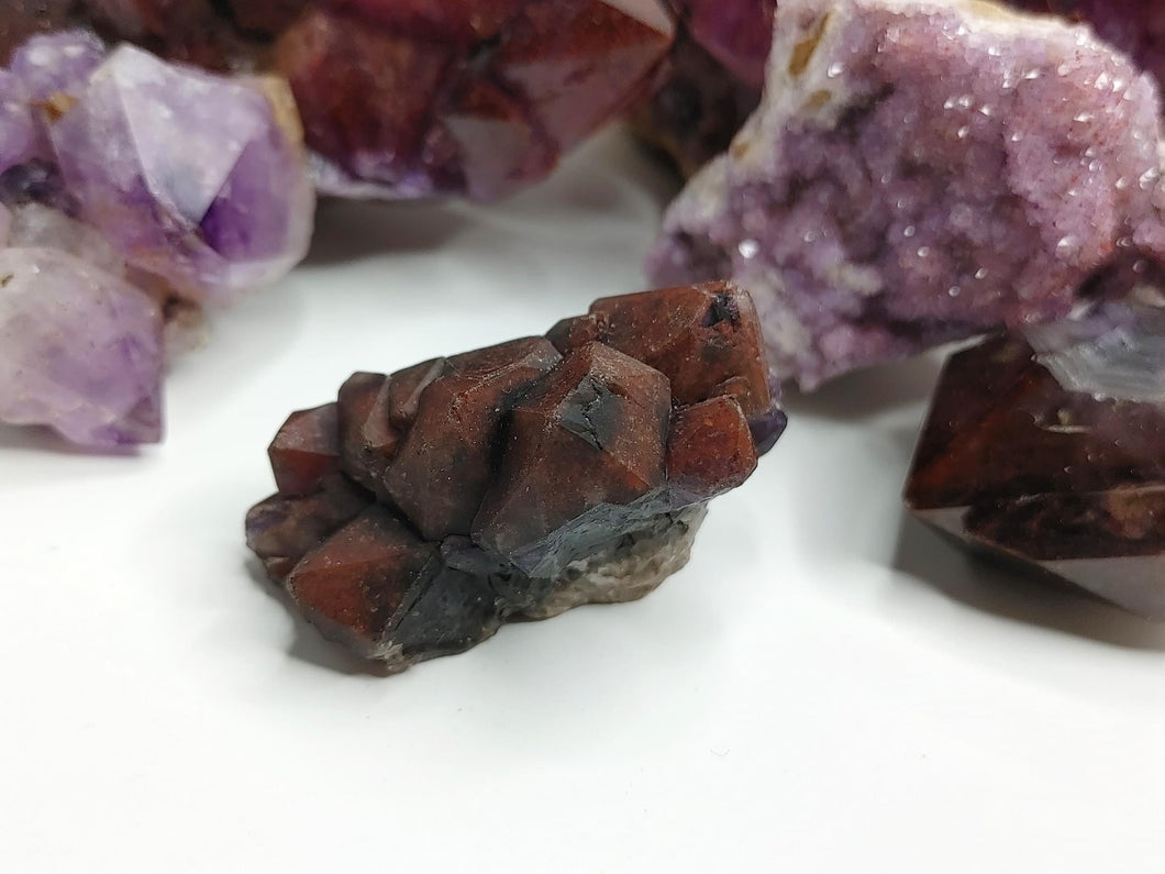 Red & Black Thunder Bay Amethyst Crystal
